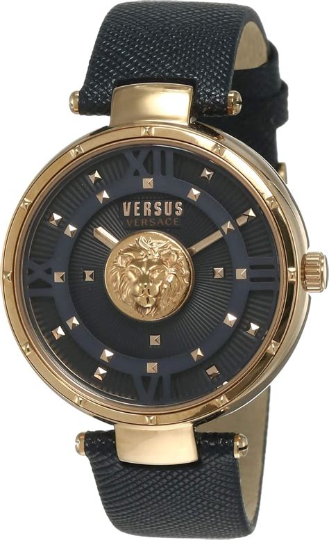 versus versace leather watch|Versace versus watch price.